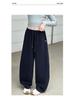 Girls' Sporty Wide-Leg Pants - Spring/Autumn 2025 Casual Sweatpants for Primary School Students