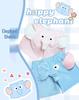 Unisex Funny Squeaky Nose Elephant & Piggy Pajama Shorts