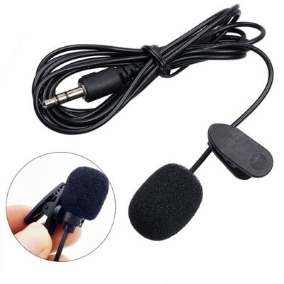 3,5mm Kabelový klopový mikrofon Lavalier Mikrofon Klip Všesměrový pro reproduktor