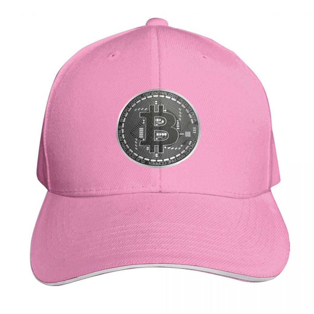 Bitcoin Kryptowährung Münzen Kunst Kappe Mode Lässig Baseballkappen Verstellbarer Hut Hip Hop Sommer Unisex Baseballkappen