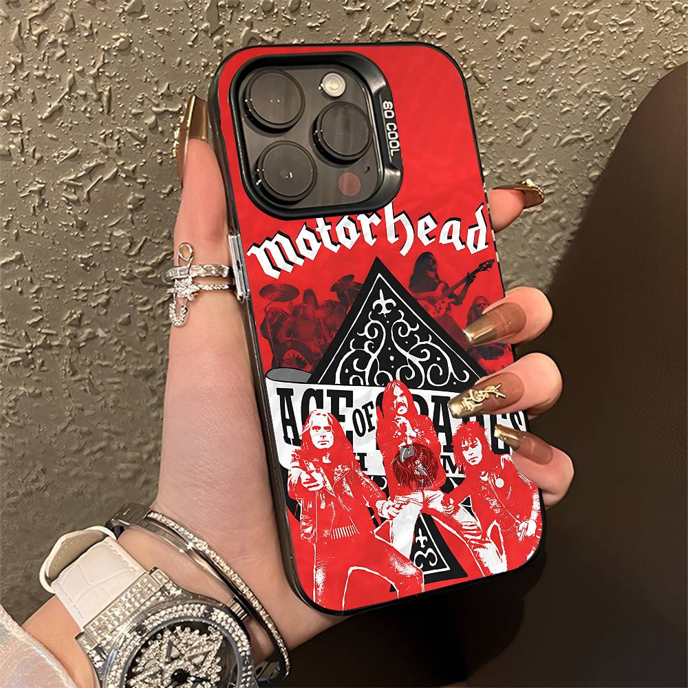 

Band-M-M-MotorheadS-S Phone Case For iPhone 15,16,12,14,13,17,11,E,Pro,Max,Plus,Air,Mini Black TPU Cover iPhone17promax
