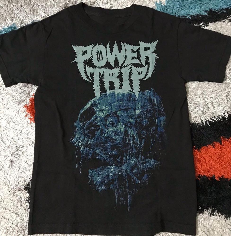 Power Trip Gift For Friends Black T-Shirt Cotton S-5XL Unisex T-Shirt XL