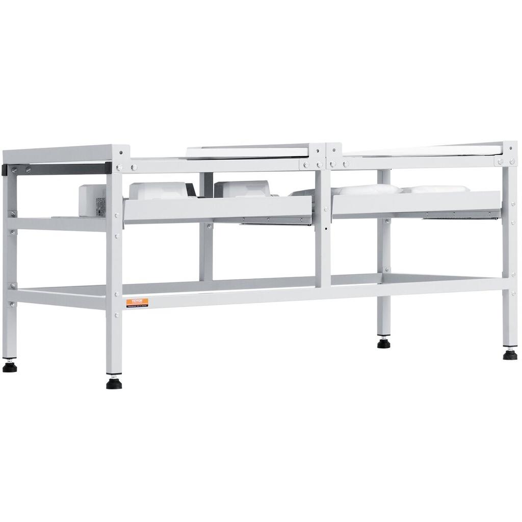 Washing Machine Stand Pedestal 48.5x25 Inch 590LB with Double Tray