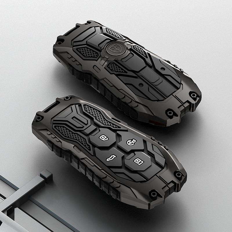 Galvanized Alloy Silicone splicing Car Key Cover Case For Xpeng Xiaopeng p7 p7i p5 g3 g3i g9 g6 22-23 Car Accessorie