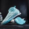New High-top Sports Football Shoes Men's and Women's Youth Long Nails Broken Nails Professional Game Football Shoes