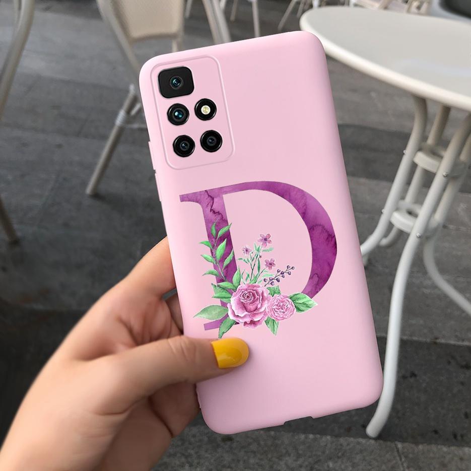 For Xiaomi Redmi 10 Case Simple Fashion Letters Cover 6.5'' Silicon Soft TPU Case For Xiaomi Redmi 10 Redmi10 Coque Funda Bumper