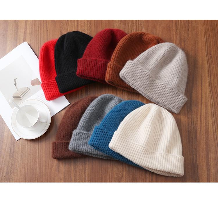 Cozy Autumn & Winter Wool Hat: Thick, Knitted, Ear-Protecting Beanie for Students & Couples