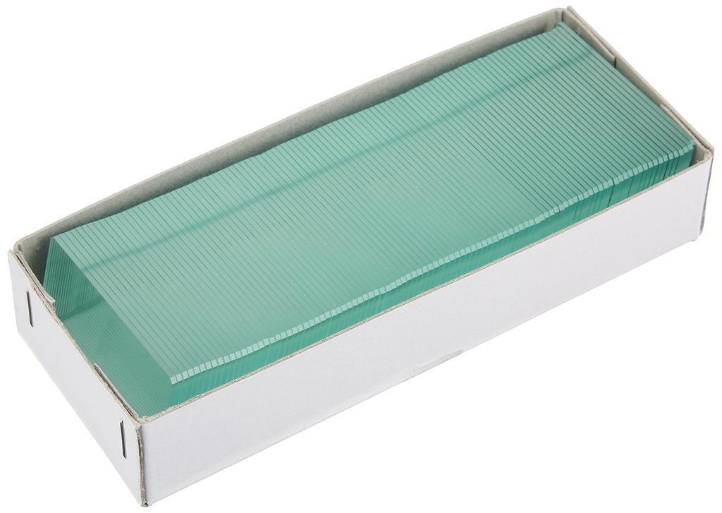 Matsunami Glass Industry Polarizing Microscope Mineral Pack of S3233 Slides, Grade, Water-Polished Edge, t1.3mm, 100,