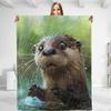 Funny Cats Throw Blanket - Soft Plush Flannel Blanket,  Fuzzy, Anti-Pilling for Sofa, Bedroom, Bed, Outdoor Blanket for Men Boy