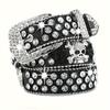 Fashion Diamond Western Cowboy Style Y2K Women's Belt PU Leather BB Belt Denim Dress Accessories
