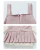 2026 Spring/Summer Doll Collar Strap Skirt - Korean Chic Super Cute Princess Bow Dress