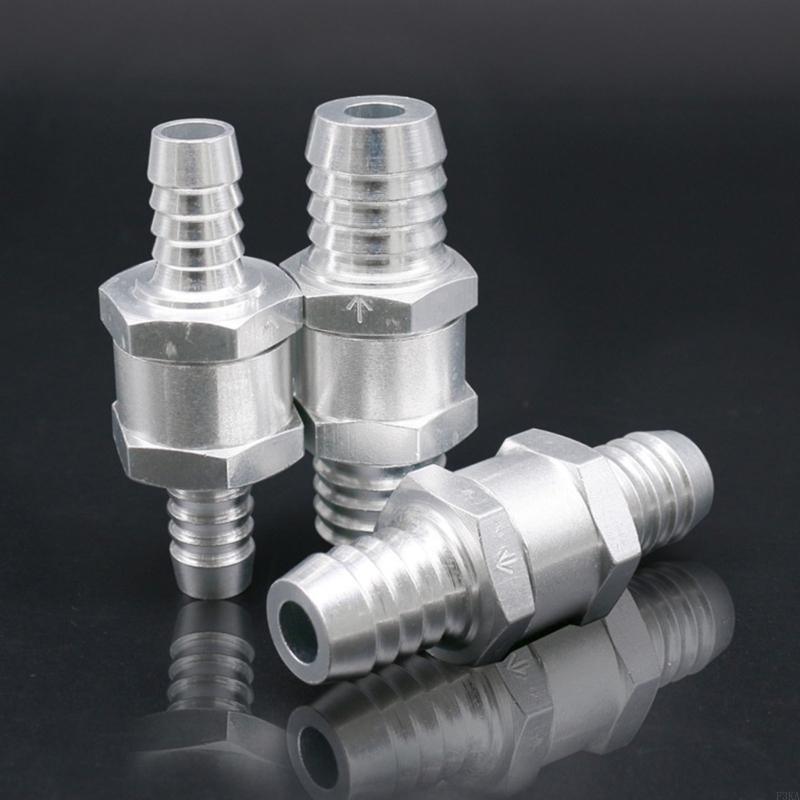 

Aluminum Alloys Line Check Valves Corrosion Resistant Single Way Inline Non Return Valves for Cars Motorbikes Enduring 6mm