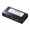 SANWA SUPPLY USB 3.2 Gen 1 4-Port Hub (4-Port, Self-Powered/Bus-Powered) USB-3H418BKN