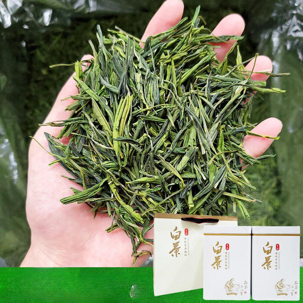 2023 New Tea White Tea Green Tea Mao Feng Type White Leaf Tea Tin 500g/1,1lb