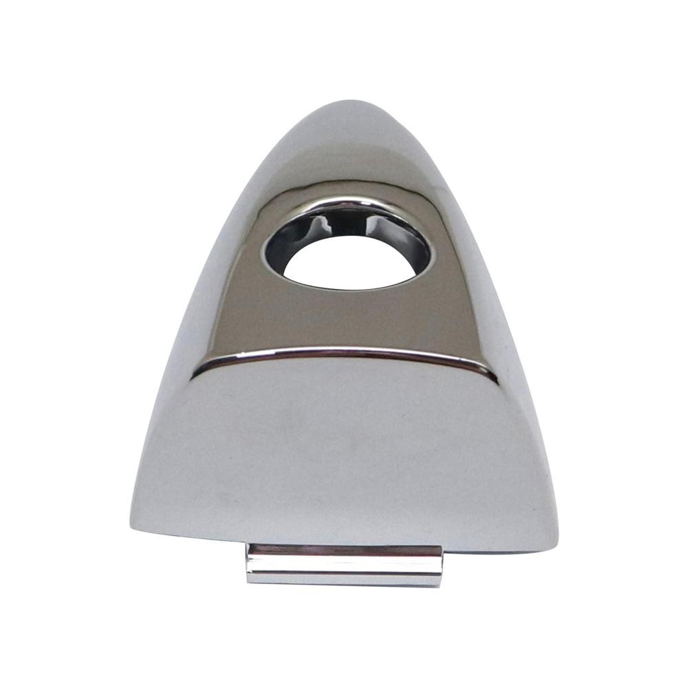 1× Chrome Front Left Door Handle Key Bezel Cover Cap For Honda Accord 2013-2017