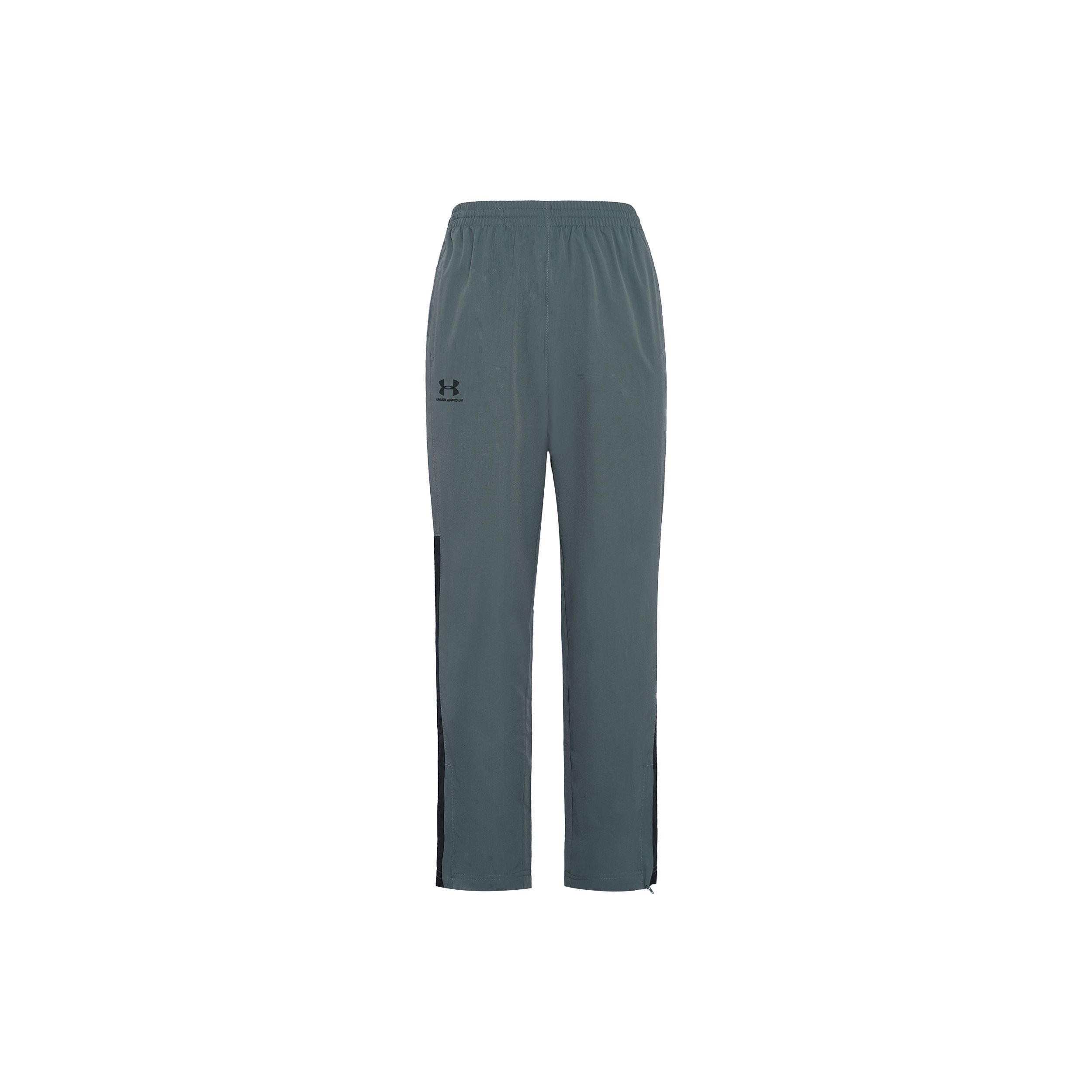 Under Armour Solid Color Block Straight Leg Casual Sports Pants Men Grey 1352031-012 XXL