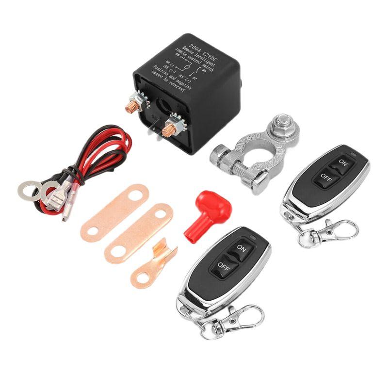 Portable Remote Battery Disconnect Switch Wireless Remote Control Battery Disconnect Switch Automobile Parts