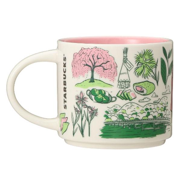 Scatola sacchetto di carta Starbucks inclusa tazza da caffè edizione limitata Giappone Kyoto borraccia in acciaio inossidabile Serie Been There tazza 414ml kimono maiko geisha Fiume Kamo