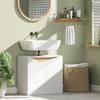 Vanity Unit, Bathroom Cabinet with Soft-Close Doors, White, 60 X 35 X 57.9 Cm