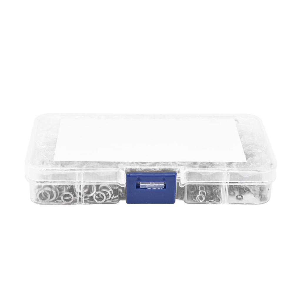 480 st Plana brickor Rostfritt stål Utmärkt prestanda Tätare försegling Sortimentskit med plana brickor