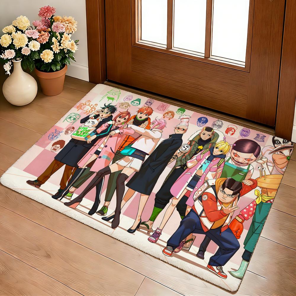 Anime Hot D-DandadanS Floor Mat Cozy Flannel Soft Thick Non-Slip Mat For Living Room Bedroom Kitchen Decor Rugs