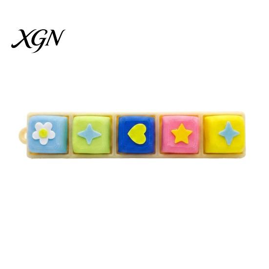 Travel-friendly Fidget Keyboard 3D Printed Toy 3/4/5/9 Keys Finger Clicker Mechanical Key Decompression Button Stress Relief Desk Feedback