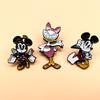 Mickey & Minnie Classic Cartoon Brooches: Cute Alloy Anime Pins