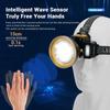 Newest Super Bright LED Powerful Fishing Headlamp USB Rechargeable Lights Head Lantern 18650 Headlights Sensor Head Flashlights