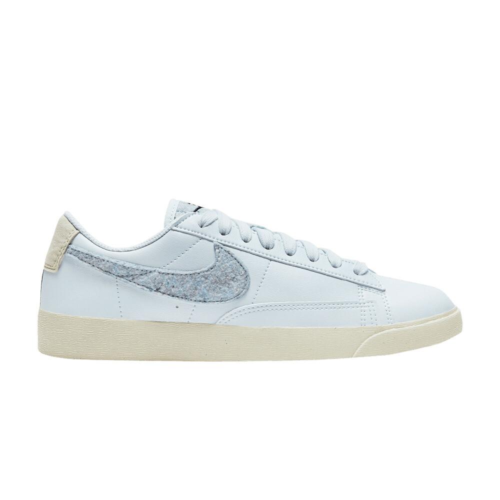 

Nike Wmns Blazer Low SE Recycled Wool Pack- Light Armory Blue DA4934-400 36.5