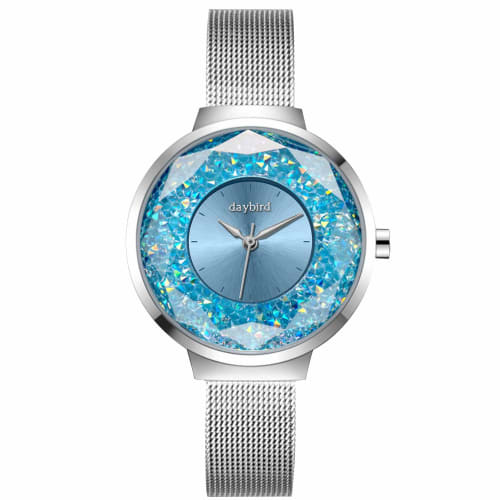 

RORIOS Women s Fashion Starry Sky Watch, Sparkling Analog Watch with Popular Mesh Band, Perfect for Commuting and Dates