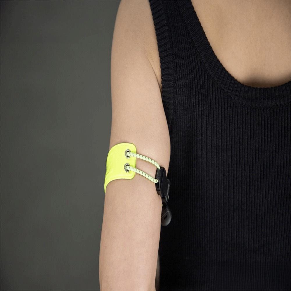 2Pcs Comfortable Reflective Armband Adjustable Reflective Strips Outdoor Hiking