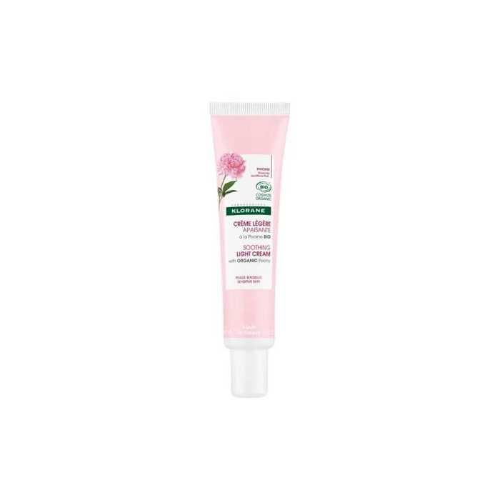 Klorane Pivoine Crème Légère Apaisante Bio 40Ml
