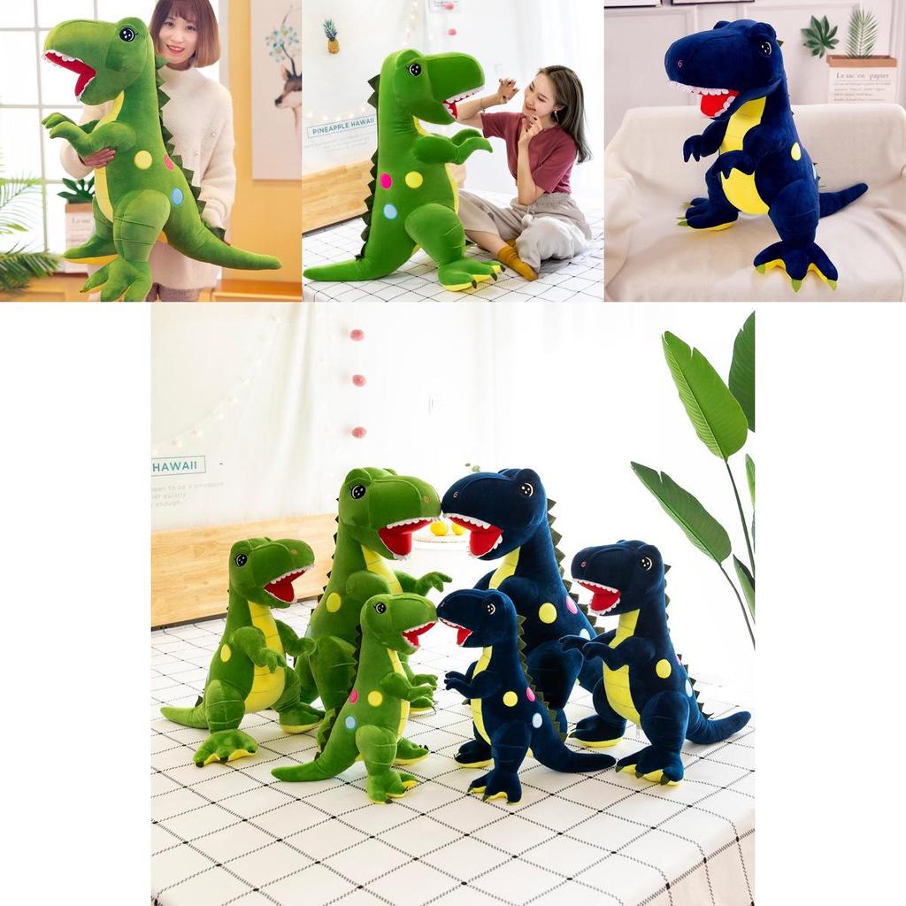 Extra Soft And Colorful Large Dinosaur Plush Toy Pillow For Kids Perfect Birthday Gift