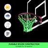 1 stk Selvlysende i mørket basketballnett Bærbart Slitesterkt Nylonnett Fluorescerende Grønn Standard Basketball Sports Treningsnett