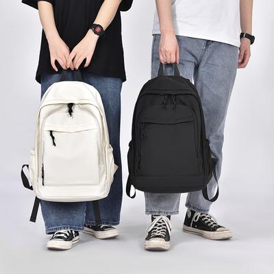 14 Inch Unisex Large Capacity Casual Backpack Durable Oxford Cloth Simple Travel Backpack Backpack Computer Bag Student Backpack