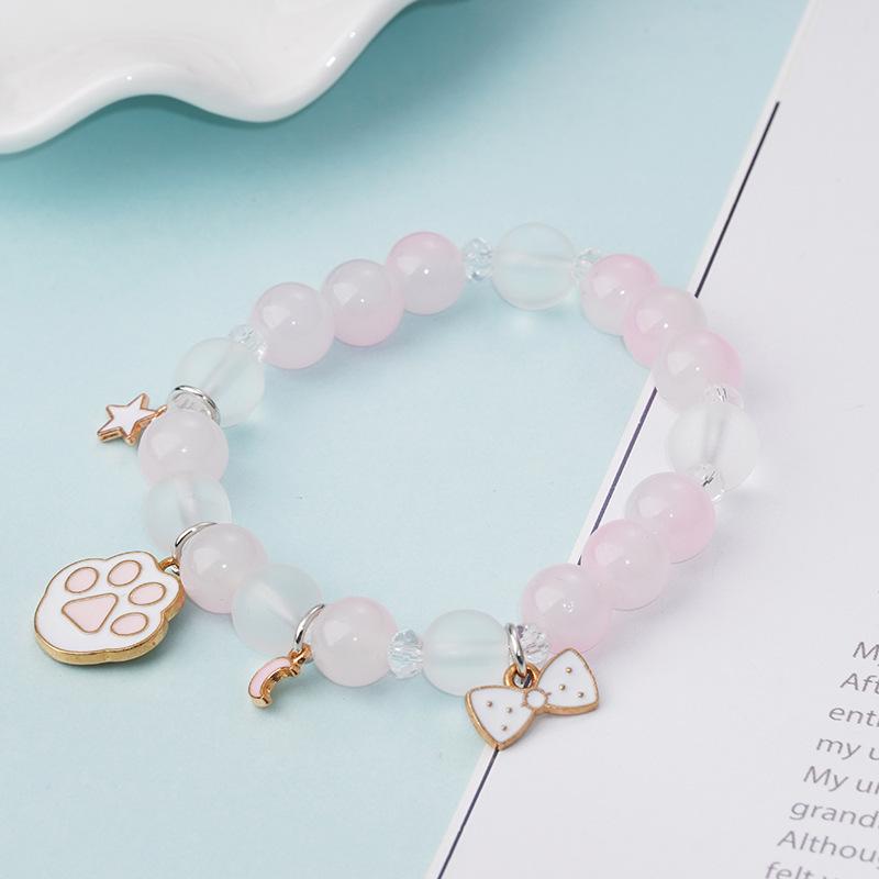 2023 Korean Style Temperament Cute Cinnamoroll Crystal Beaded Bracelet for Women