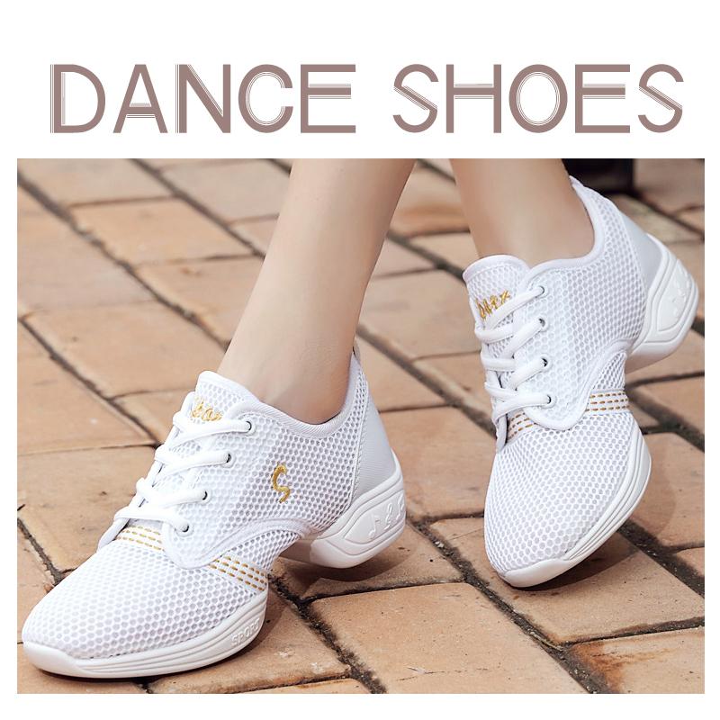 

Женские кожаные современные танцевальные туфли на мягкой подошве, танцевальная обувь среднего размера для практики, танцевальная обувь для джаза, танцевальные сетчатые кроссовки