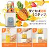 [2023 New Model] Multi-Purpose Juicer, Blender, Smoothie, Three Bottles (500ml x 2 + 300ml), Coffee Grinder, 6-Blade, 450W High Power, High-Speed