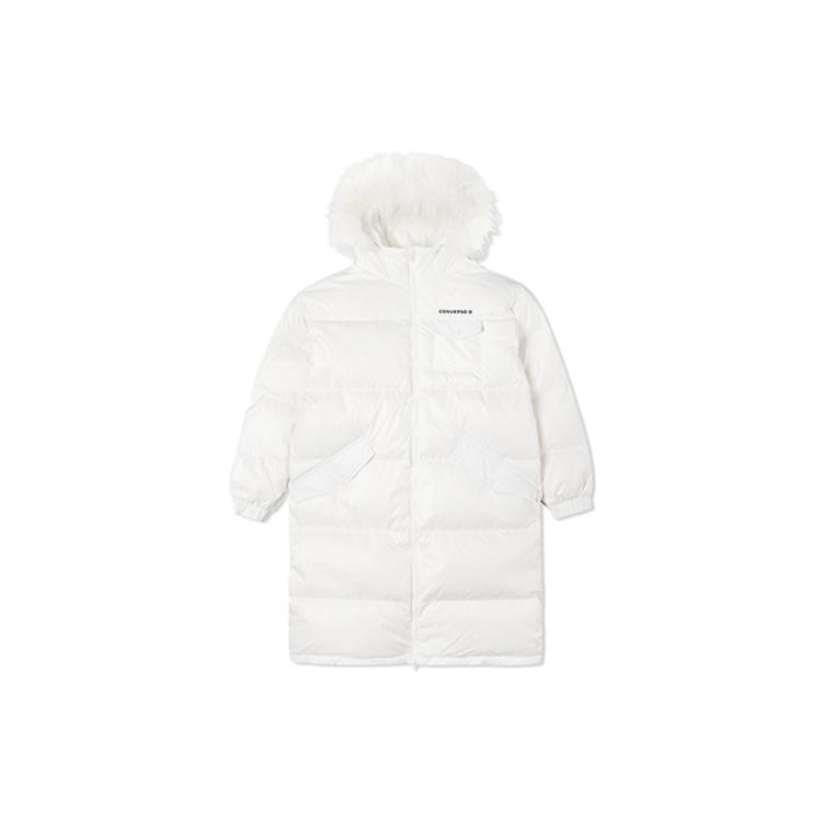 (WMNS) Converse Long Down Jacket Asia Sizing White Women s 10021989-A01 M