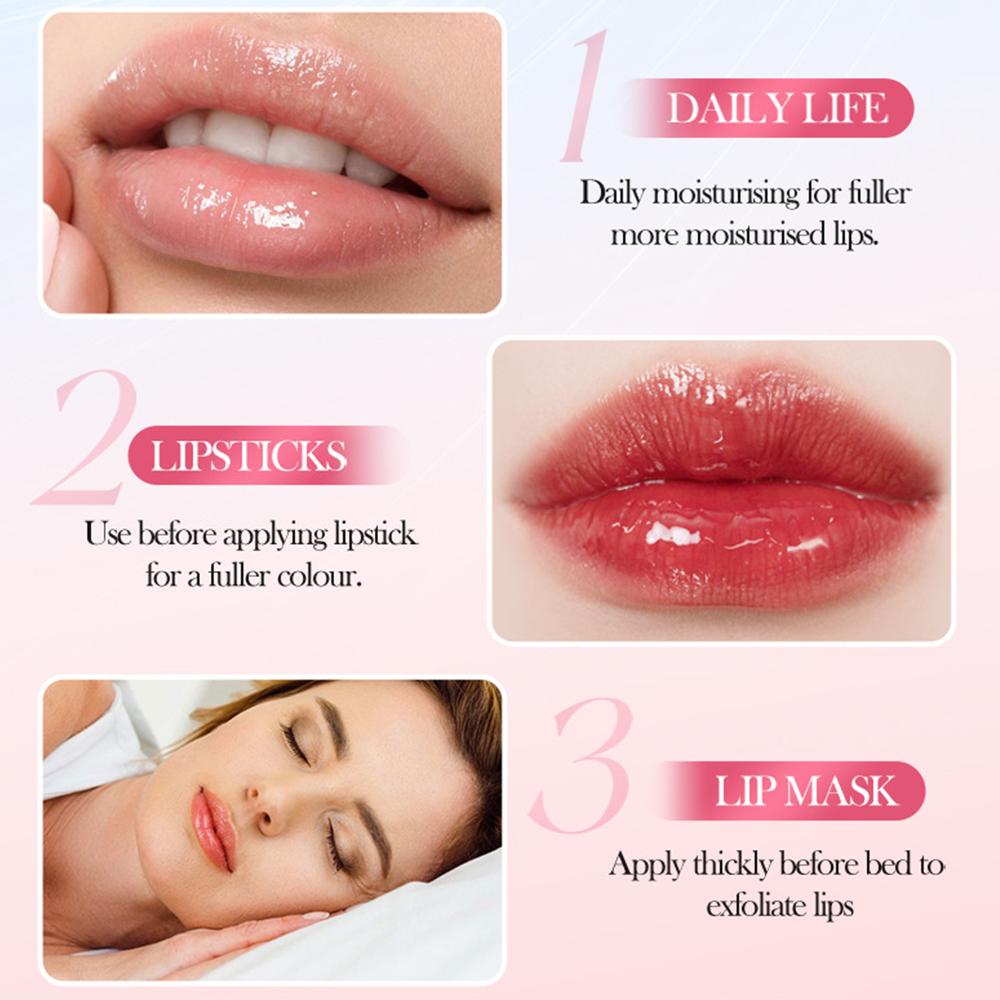 1pc SADOER Nicotinamide Lip Mask Lip Balm for Women Moisturizing & Hydrating Lip Balm, Nourishing Pink Tender Lips Care 10g
