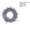 18 Inch Artificial Lavender Wreath for Front Door Summer Spring Purple Lavender Floral Wreath for Outdoor Indoor Wall Home Farmhouse Wedding Decor