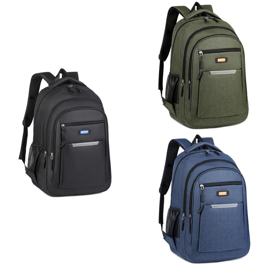 Laptop Backpack Breathable Compartment Bag For Travel School Durable Unisex