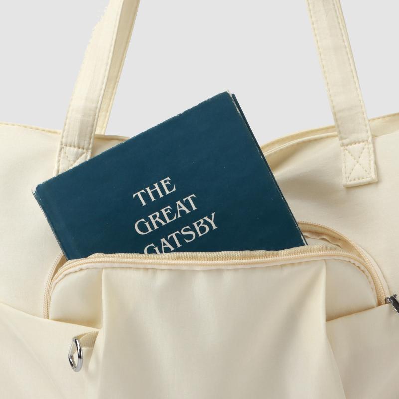 Women's Oxford Tote Bag Lightweight Shoulder Crossbody Bag Large Capacity Mother Bag