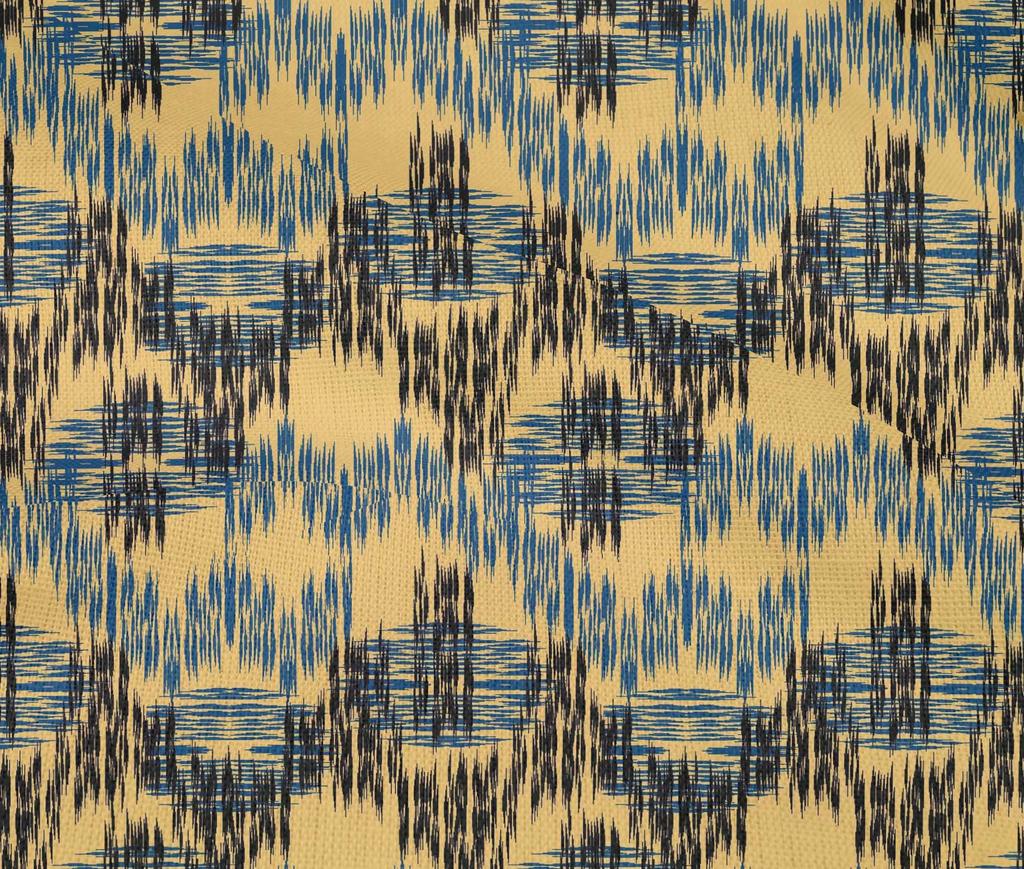 oneOone Cotton Flex Fabric Chevron Ikat Print Fabric BTY 40 Inch Wide