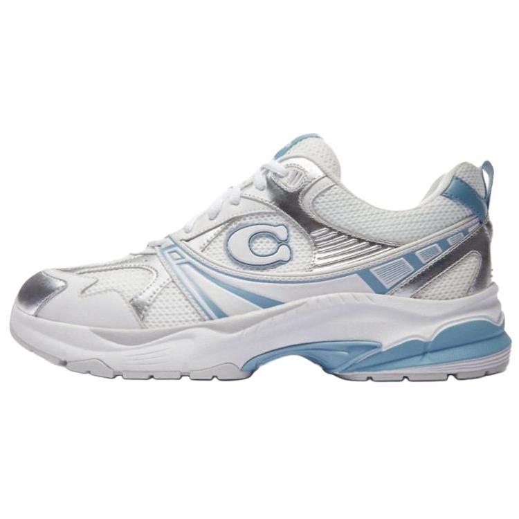 

Coach Round Toe Lace-Up Low-Top Casual Shoes Men sneakers White CAQ28-QDO 42.5