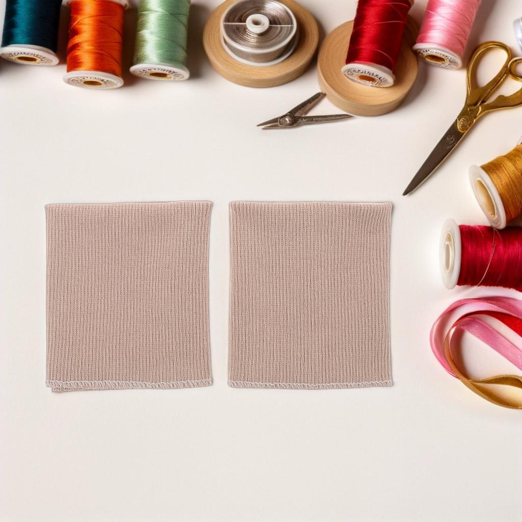 1 Pair Rib Knit Cuff: Elastic Ribbed Trim Sleeve Cuff Stretch Ribbing Fabric for Jackets Hoodies Sweatshirts Sewing Projects