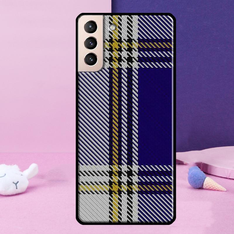 Clan Stewart Dress Tartan Karomuster Handyhülle für Samsung Galaxy S25 S24 Ultra S9 S10 S20 S21 S22 Plus S23 FE S24 FE Hülle
