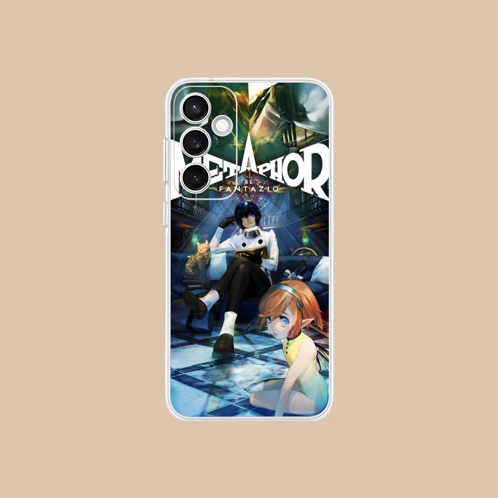 

Metaphor ReFantazio Phone Case for Samsung Galaxy S25 S24 S23 S22 S21Plus FE Ultra Clear Colour Protective Luxury Smartphone Galaxy S23