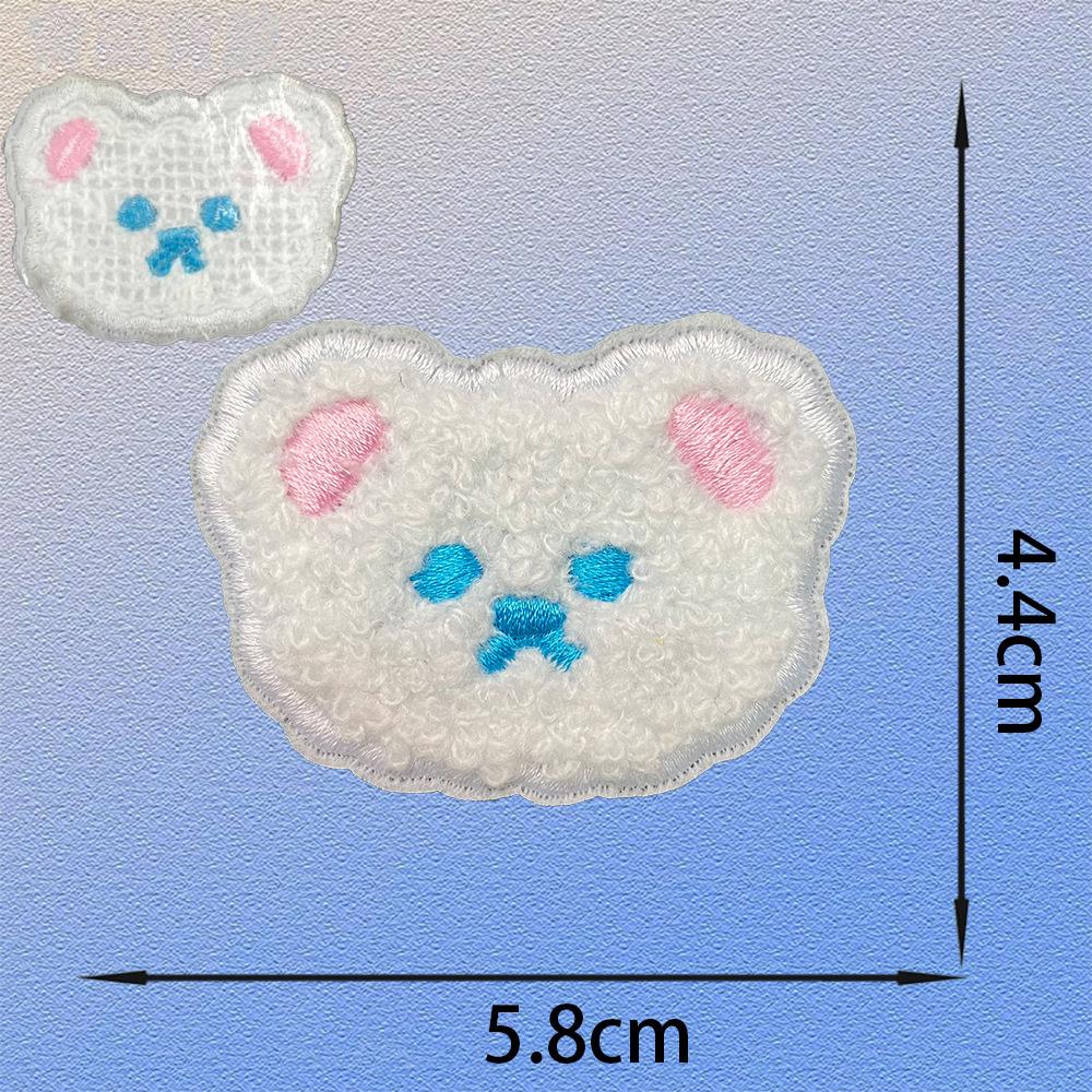 

Вышитая наклейка на ткань нашивка голова медведя нашивка на одежду самоклеящаяся вышитая сумка декор одежды своими руками нашивки