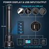 Multiple Lighting Modes XHP70 XHP90 COB Aluminum Rechargeable Zoom Multifunctional Flashlight Tactical Self-defense Flashlight